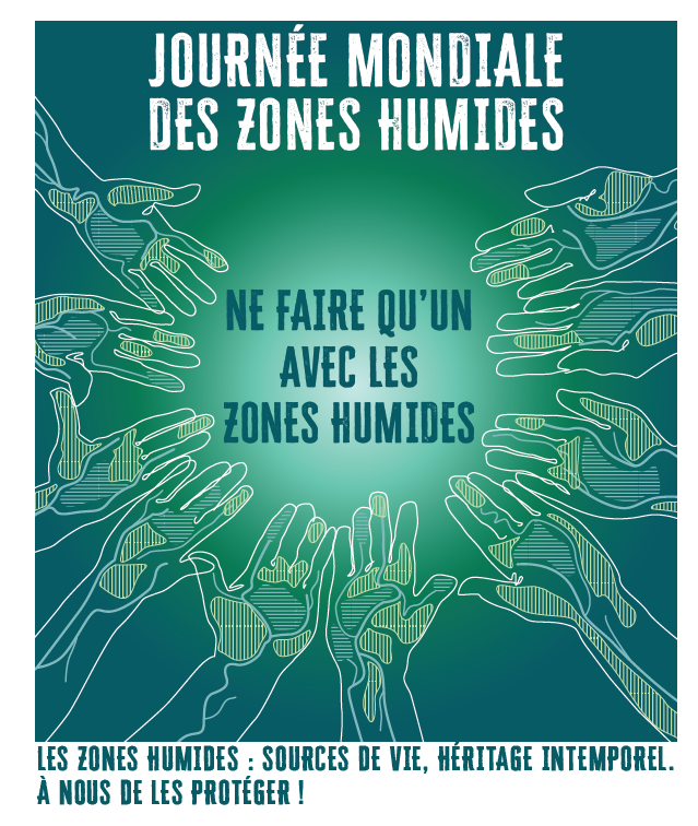 Affiche 2026 de la Journée Mondiale des zones humides