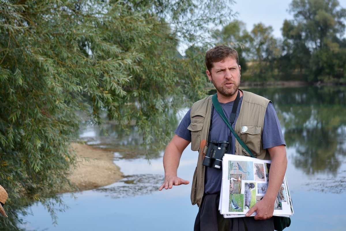 Mathieu Junger, guide nature au Parc naturel régional de Lorraine